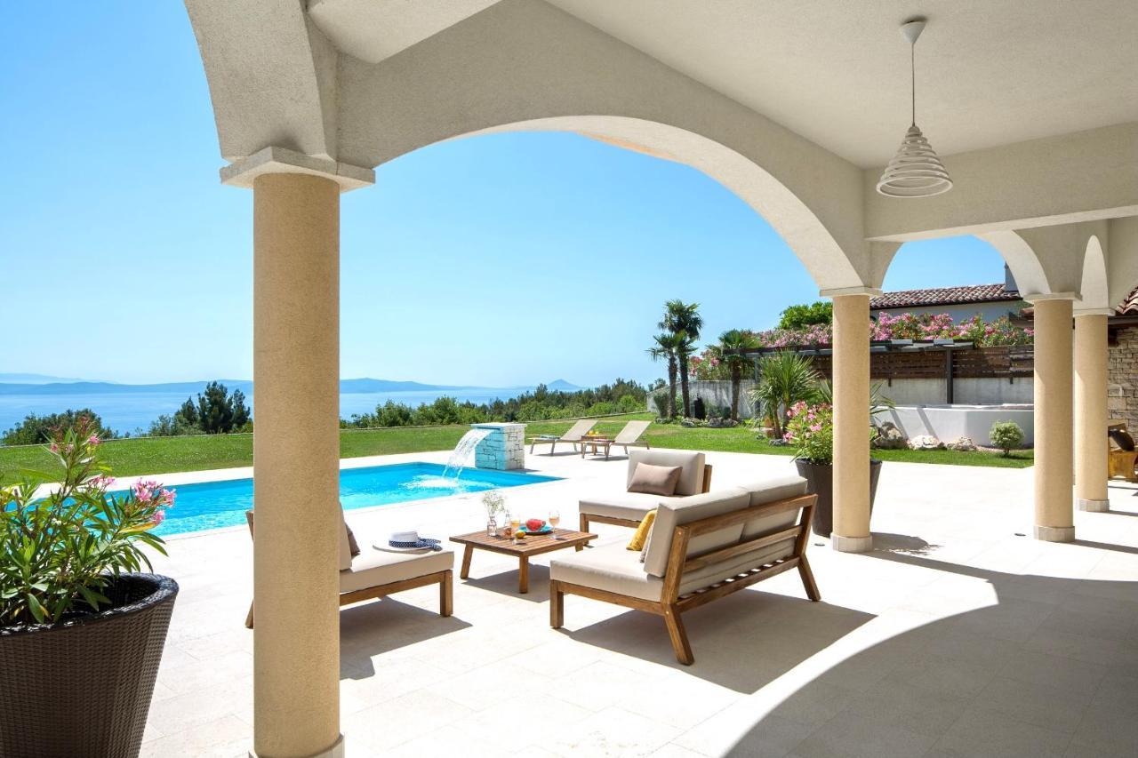 Luxury Panorama Vila With Amazing Seaview In Gondolici 7 Km From Rabac Лабин Экстерьер фото