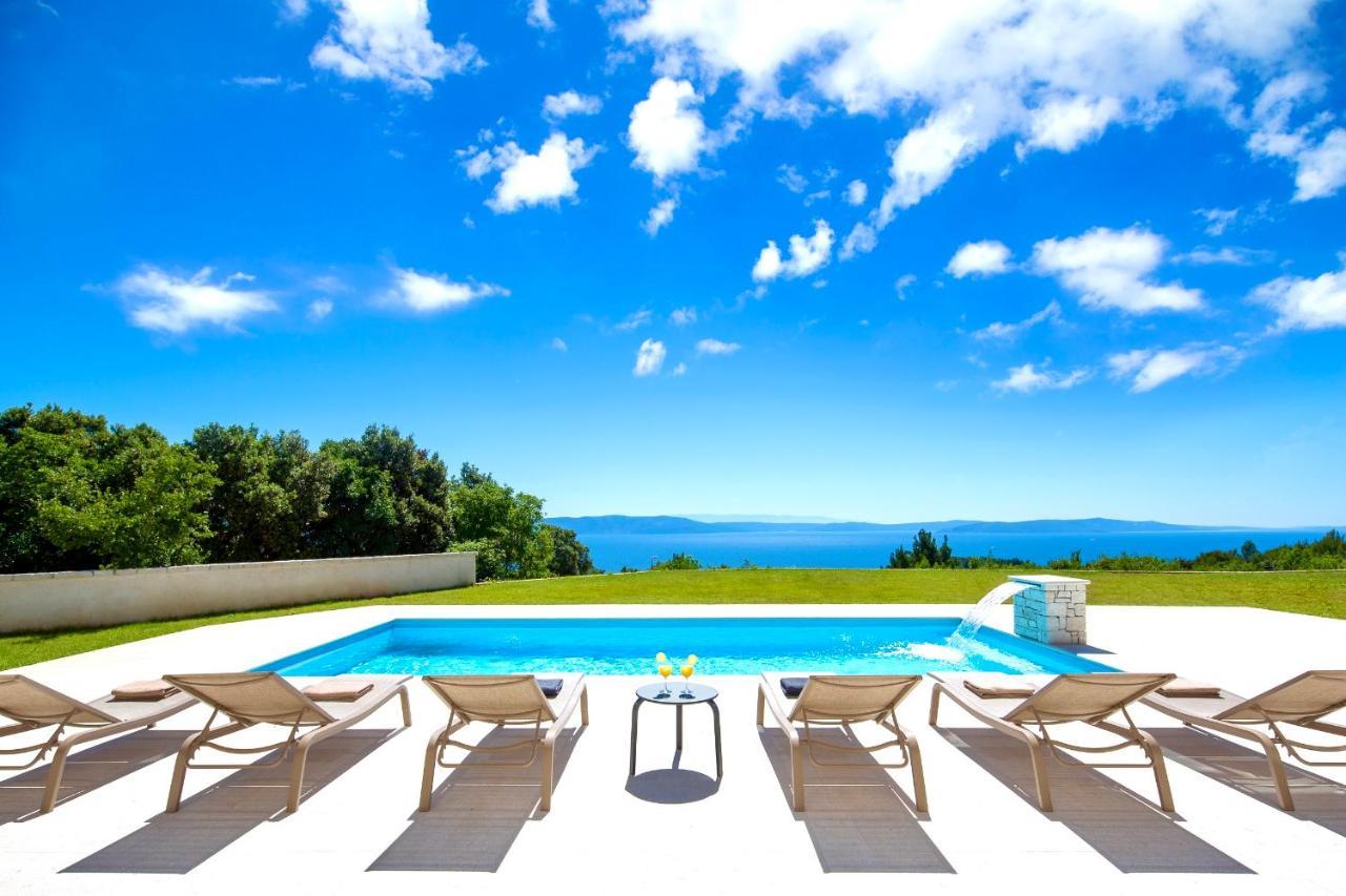 Luxury Panorama Vila With Amazing Seaview In Gondolici 7 Km From Rabac Лабин Экстерьер фото