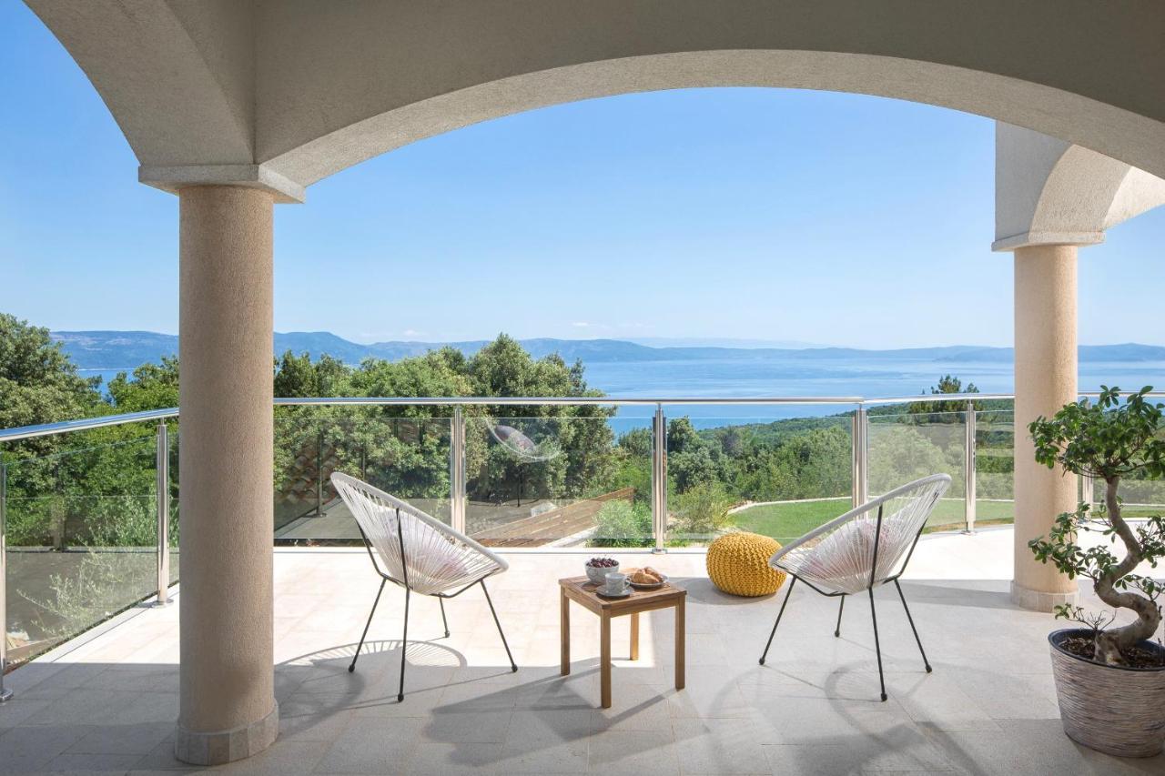 Luxury Panorama Vila With Amazing Seaview In Gondolici 7 Km From Rabac Лабин Экстерьер фото